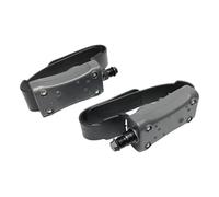 Pedales de ejercicio ergonómicos antideslizantes de rosca de 14 mm, accesorios para bicicleta de fitness con diseño de agarre seguro, adecuados para hogares, gimnasio, pedales de ciclismo en