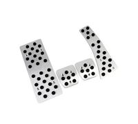 Pedales de Freno Cubierta Pedal Coche LHD Almohadillas Aluminio Juego Acelerador Gas Reposapiés Freno AT/MT Accesorios Para Civic 2006-2011(MT)