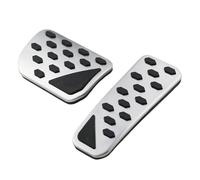 Pedales de Freno Cubiertas Pedal Acero Inoxidable Reposapiés Freno Acelerador LHD Para Jeep Para Grand Para Cherokee WL WL74 WL75 2022-2025(AT)