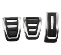 Pedales de freno de gas para a6 c8 2018-2022 coche lhd pedales gas combustible freno reposapiés cubierta de pedal almohadilla almohadillas de goma (1 pieza resto) (mt)