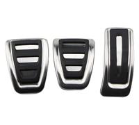pedales de freno de gasolina Para A4 B8 S4 RS4 Q3 A5 S5 RS5 8T Q5 8R SQ5 A6 C7 A7 S7 S6 4G A8 Cubierta Reposapiés Freno Combustible Pedales Coche Almohadillas Goma Cubiertas(MT Without Rest)
