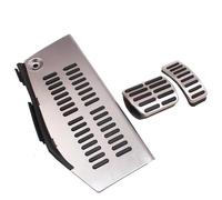 pedales de freno de gasolina Para VW Para Polo Para Golf 4 Para Bora Beetle RSi Para GTI R32 Para A3 SEAT Pedal Coche Almohadilla Acero Inoxidable Reposapiés Estilo Cubierta(AT 3pcs)