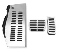 pedales de freno de gasolina Para VW Para Polo Para Golf 4 Para Bora Beetle RSi Para GTI R32 Para A3 SEAT Pedal De Estilo Coche Almohadilla Acero Inoxidable Pedales Cubierta(AT With Rest C)