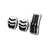 Pedales de Freno para Escape Kuga 2019, 2020, 2021 y 2022, Juego de Cubiertas Antideslizantes para Pedales de Embrague, Freno de Gas y sin Perforaciones.