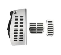 Pedales de Freno Para VW Para Polo Para Golf 4 Para Bora Para Beetle RSi Para GTI R32 LHD Pedales Coche Pedal Muerto Acero Inoxidable Reposapiés(AT with REST)