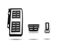 Pedales de Freno Pedal De Acelerador Freno De Goma Acero Inoxidable Estético Deportivo Antideslizante Para VW Para Golf MK7 1997-2019 LHD RHD(AT)