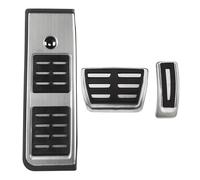 Pedales de Freno Pedales Acero Inoxidable Sedan Avant Sport Cubierta Pedal Reposapiés Freno Combustible Automático Para A4 B9 Para A5 F5 16-19(AT with Rest)