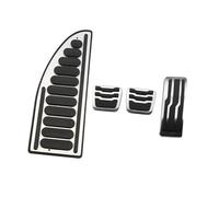 Pedales de Freno Pedales Coche Acero Inoxidable MT Acelerador Freno Gas Cubierta Pedal Apoyo, Piezas Para Ford Everest Para Ranger 2016-2023(MT with rest)