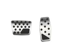 Pedales de Freno Pedales De Coche Acelerador Pedal Freno Reposapiés Cubierta Accesorios Para Jeep Para Compass 17-21 Para Renegade BU 15-23(AT without Rest)