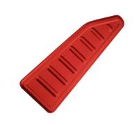 Pedales de Freno Pedales De Coche, Acelerador Reposapiés Freno Gas Cubierta Protectora Pedal Interiores Para Jeep Para Renegade 2014-2023(Red rest pedal)