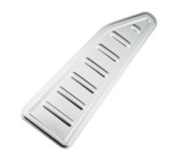 Pedales de Freno Pedales De Coche, Acelerador Reposapiés Freno Gas Cubierta Protectora Pedal Interiores Para Jeep Para Renegade 2014-2023(Silver rest pedal)