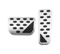 Pedales de Freno Pedales De Coche, Cubierta Pedal Acelerador Freno Gas, Almohadilla Apoyo Para Jeep Para Grand Para Cherokee L WL LHD 2022-2024(2pcs AT)