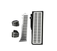 Pedales de Freno Pedales De Coche LHD Acero Inoxidable AT MT Protector Freno Acelerador Almohadilla Pedal Apoyo Para VW Para Tiguan 2009-2016(MT with rest)