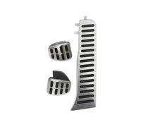 Pedales de Freno Pedales De Coche LHD Acero Inoxidable AT MT Protector Freno Acelerador Almohadilla Pedal Apoyo Para VW Para Tiguan 2009-2016(3Pcs MT)