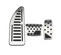 Pedales de Freno Pedales LHD Cubierta De Pedal Reposapiés Freno Gas Protector Almohadilla Para Jeep Para Compass 2017-2025 Para Rengade 15-25(3Pcs AT with rest)