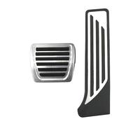 Pedales de Freno Pedales SUV LHD AT Acelerador De Gas Cubierta Pedal Freno Protector Accesorios Interiores Para Alfa Romeo Para Stelvio 2016-2023(2Pcs AT Without Rest)