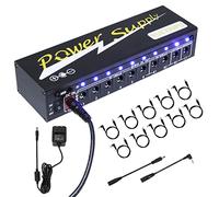 Pedales de guitarra Fuente de alimentación 10 Salida DC aislada 9V/12V/18V para tablero de pedal de efecto con protección separada contra cortocircuitos