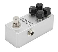 Pedales de Mini Compresores, Pedal de Guitarra de Compresor de 4 Controles Básicos de Metal para Pastillas Activas