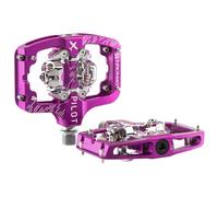 Pedales De Montaña Chromag Pilot SPD De Doble Cara Sin Clips Morado