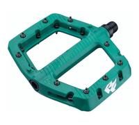 Pedales De Plataforma Raceface Chester Grandes Spindle Cr-Mo 9/16" Verdes Par