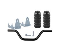 Pedales de motocicleta, diseño de tubo curvado de aleación de aluminio ligero para un mayor control y seguridad, fácil instalación, color azul