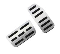 Pedales de pedal de coche para ajuste para Jazz para GK3 para GR1 2014~2022 AT Pedales de pie de coche de acero inoxidable reposapiés de freno de combustible sin perforación cubierta de pedal de coche