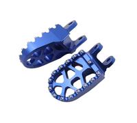 Pedales de pie de Motocicleta CNC Pedales de pie compatibles con CR80R CR85R CRF230L CRF1000L XR 250R 400R 600R 650R Modelos 1989 2020 2019 Rango de año(Azul)