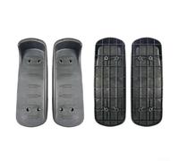 Pedales de pie para máquina elíptica, pedales de entrenamiento elípticos, plástico PP, cinco variantes, compatibles con modelos de 2 agujeros, 3 agujeros, 4 agujeros, gris, apto para máquinas