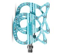 Pedales de plataforma de bicicleta ligeros con 3 rodamientos de sellado, bicicletas antideslizantes para ciclismo de montaña, carretera, duraderos y antideslizantes