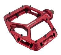 Pedales De Plataforma Race Face Atlas Rojos Par 9/16" Eje