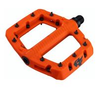 Pedales De Plataforma Raceface Chester Grande Cr-Mo Eje 9/16" Naranja Par