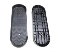 Pedales de repuesto para bicicleta estacionaria y máquina elíptica, plataformas de pie de plástico para ciclismo interior, negro, 33 cm, paquete de 2