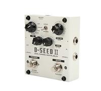 Pedales de Retardo para Guitarra Eléctrica, Pedal de Retardo de Guitarra Efecto Multipedal 2 Canales 8 Modos Retardo Digital Estéreo Looper Pedal de Efectos de Guitarra para