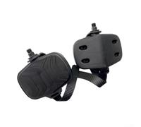 Pedales de rosca de manivela de 14 mm con correas ajustables optimizados para bicicletas de ejercicio en casa y ciclistas de interior