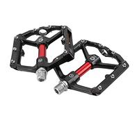 Pedales duraderos de rodamiento de bicicletas con reflector accesorios para bicicletas de aleación de aluminio CNC