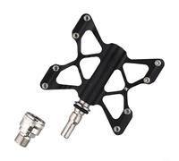 Pedales ergonómicos de liberación rápida con rodamiento sellado DU para ciclismo de rendimiento (rojo)