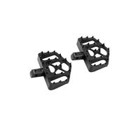 Pedales estriberas Motocicleta Reposapiés Gruesos para Motocicleta, Reposapiés Delanteros Y Traseros, Color Negro para Softail Fatboy Breakout Slim Driver Passenger