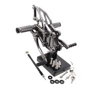 Pedales estriberas Motocicleta Reposapiés Trasero Motocicleta para YZF R3 Mt03 2014-2021, Pedal De Estribo De Aleación De Aluminio, Juego Trasero