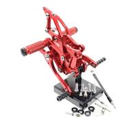 Pedales estriberas Motocicleta Reposapiés Trasero Motocicleta para YZF R3 Mt03 2014-2021, Pedal De Estribo De Aleación De Aluminio, Juego Trasero