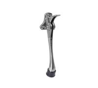 Pedales fáciles de pisar, protección de pared ajustable, parte superior de aleación de zinc con punta de goma, fácil de instalar con puntas de goma no deslizantes