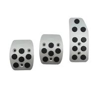 Pedales Freno Accesorio para coche para Chevrolet para Spark Reposapiés de freno de combustible Placa de pedales MT Pastillas de freno de acelerador de aluminio Funda Pedal Freno