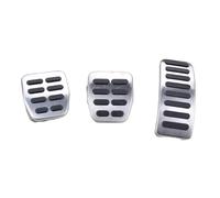 Pedales Freno Cubierta de 3 piezas para pedal de embrague y freno de coche, compatible con Seat Arosa, Ibiza 6K/6L/6J, Córdoba 6K/6L, León, Toledo 1M (1995-2017) Funda Pedal Freno