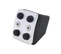 Pedales Freno Cubierta de la almohadilla del pedal del freno de estacionamiento para Toyota para Camry XV40 XV50 Crown para Highlander Kluger para Prius 2006-2019 Funda Pedal Freno