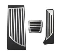 Pedales Freno Cubierta de pedales de coche LHD para Alfa para Romeo, para Giulia, para Stelvio 2016, 2017, 2018, 2019-2023, acelerador y freno. Funda Pedal Freno(3piece For Stelvio)