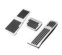 Pedales Freno Cubierta del pedal del acelerador y del freno para Mazda 2 3 BM 6 GJ GL para CX-5 CX5 CX 5 CX3 CX7 CX8 CX9 2012-2021 2022 2023 Funda Pedal Freno(RHD AT 3piece Silver)