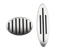 Pedales Freno Cubierta del pedal reposapiés automóvil para MINI, para Cooper para Countryman accesorios F60 R60 para Clubman F54 R55 para One R50 R53 R61 F55 F56 Funda Pedal Freno(2piece For AT)
