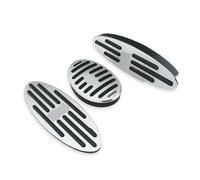 Pedales Freno Cubierta pedal reposapiés automóvil para MINI para Cooper para Countryman accesorios F60 R60 para Clubman F54 R55, para One, R50, R53, R61, F55, F56 Funda Pedal Freno(3piece Grey Jack)
