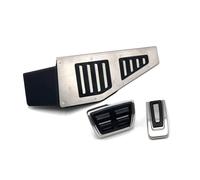 Pedales Freno Para A1 Para A3 8V Q2 Para Q3 RHD Sin Perforación Coche Combustible Acelerador Freno Gas Reposapiés Pedal Almohadilla Placa Cubierta Accesorios(Style1Automatic 3pcs)