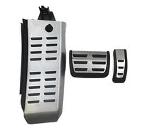 Pedales Freno Para A3 Para A4 Para A5 Para A6 Para A7 Para A8 Para Q5 Para Q7 B8 TT 2008~2016 Pedal de reposapiés de freno de gas de acero inoxidable Funda Pedal Freno(Red)