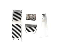 Pedales Freno Para BMW E93 Para X1 1 2 3 4 Series E39 E46 E87 E84 E90 E91 E92 Reposapiés De Aleación Aluminio Negro(AT Silver)